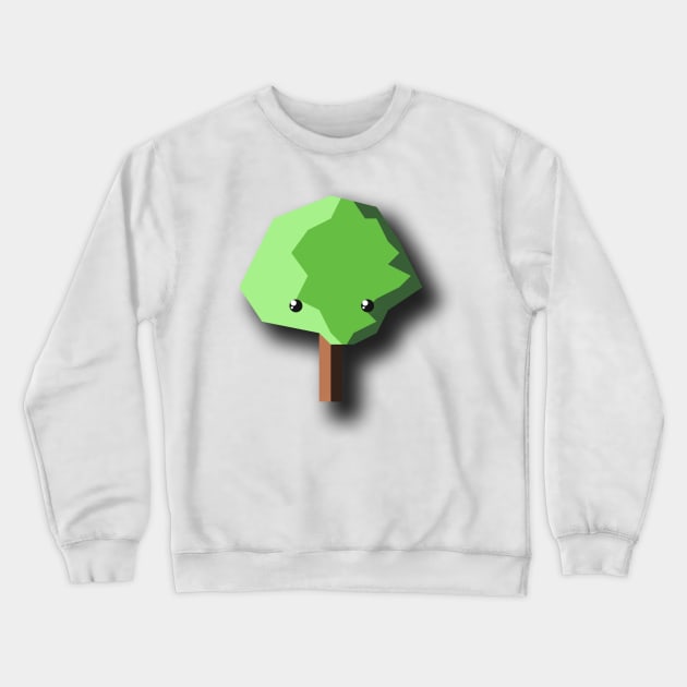 Cute Tree Crewneck Sweatshirt by Lollik